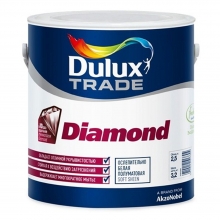 Kраска износостойкая для стен и потолков Dulux Diamond Matt BW 2.5л