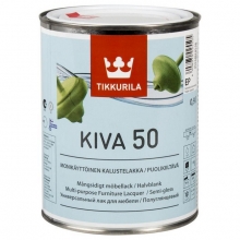 Лак Tikkurila Kiva 50 полуглянцевый 0,9 л