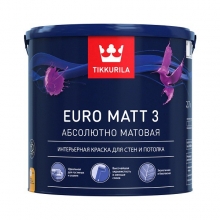 Краска латексная Tikkurila Euro Matt-3 основа C 9 л