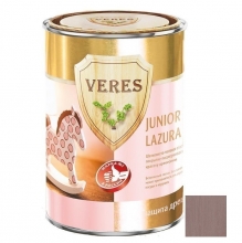 Пропитка для древесины Veres Junior Lazura №18 серо-коричневая 0,25 л