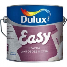 Kраска Dulux Easy для обоев и стен база BW матовая 2,5 л