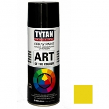 Краска акриловая Tytan Professional Art of the colour аэрозольная желтая 1018 400 мл