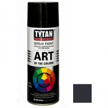 Краска акриловая Tytan Professional Art of the colour аэрозольная черная матовая 9004 400 мл