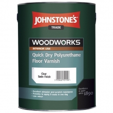 Лак полиуретановый Johnstones Quick Dry Polyurethane Floor Varnish Satin 5 л