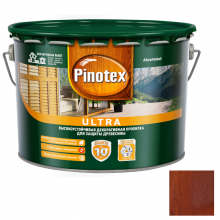 Пропитка для древесины Pinotex Ultra Рябина 9 л
