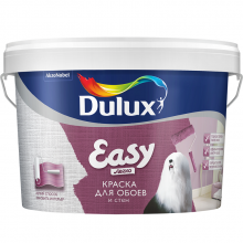 Kраска Dulux Easy для обоев и стен база BС матовая 4,5 л