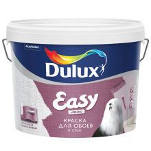 Kраска Dulux Easy для обоев и стен база BС матовая 9 л