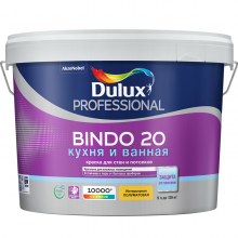 Краска для кухни и ванной Dulux Professional Bindo 20 база BC полуматовая 9 л