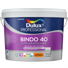 Краска для стен и потолков Dulux Professional Bindo 40 база BW полуглянцевая 9 л