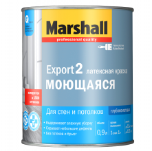 Краска для стен и потолков Marshall Export-2 база BC глубокоматовая 0,9 л