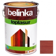 Пропитка для древесины Belinka Toplasur №18 красная 10 л