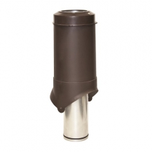 Труба изолированная вентиляционная Pipe-VT 125is 125/206 H=500 KROVENT
